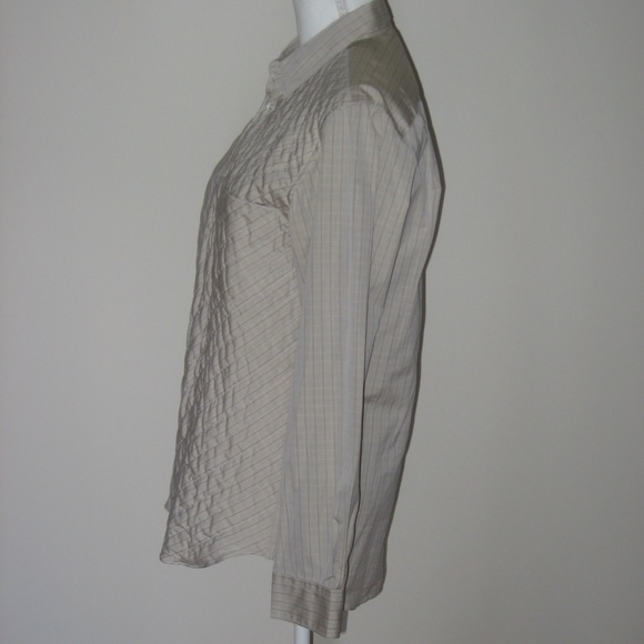 COMME des GARCONS Quilted & Check Button Shirt S - Picture 3 of 5